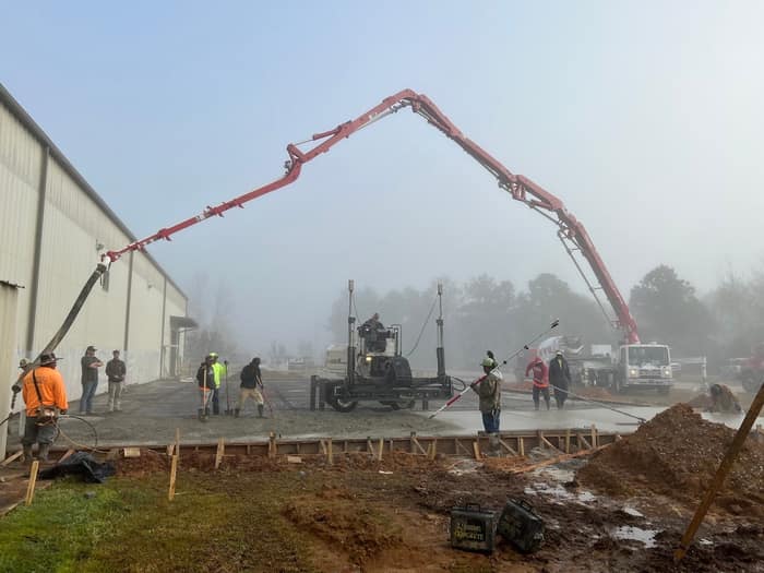 Rushing Concrete Company, Inc. — customer photo