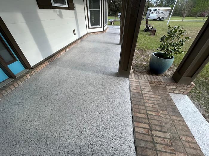 Set N Stone Concrete Coatings — customer photo