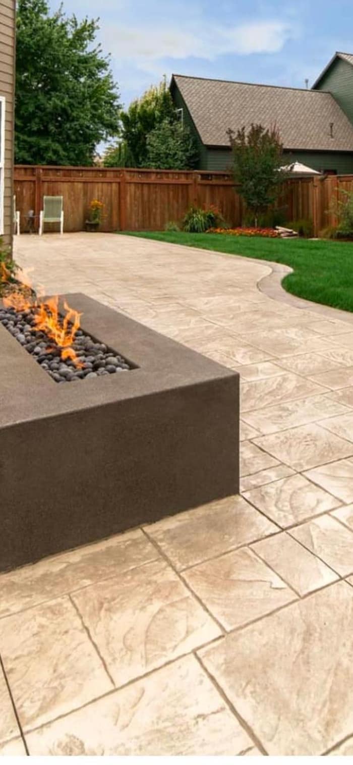 Concrete & Synthetic Turf — customer photo