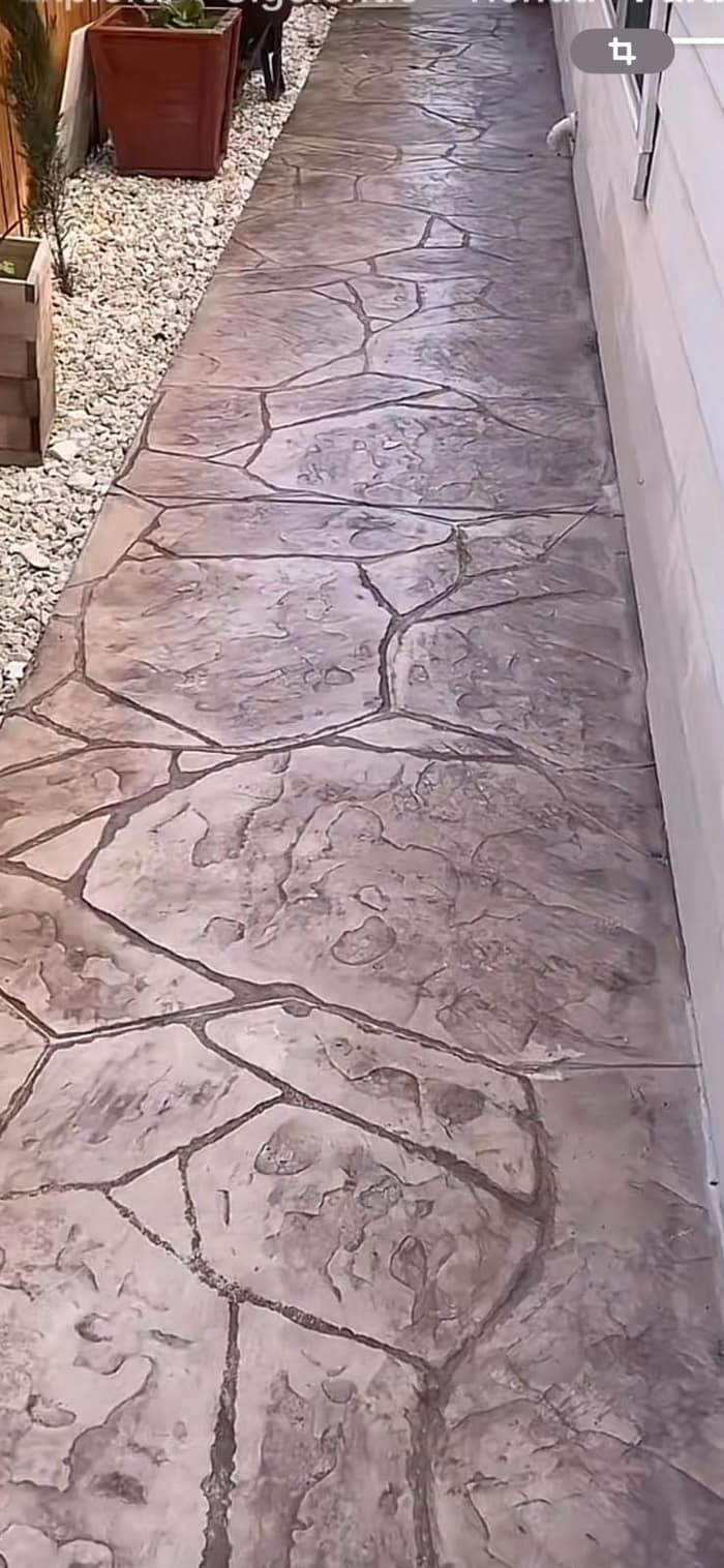Concrete & Synthetic Turf — customer photo
