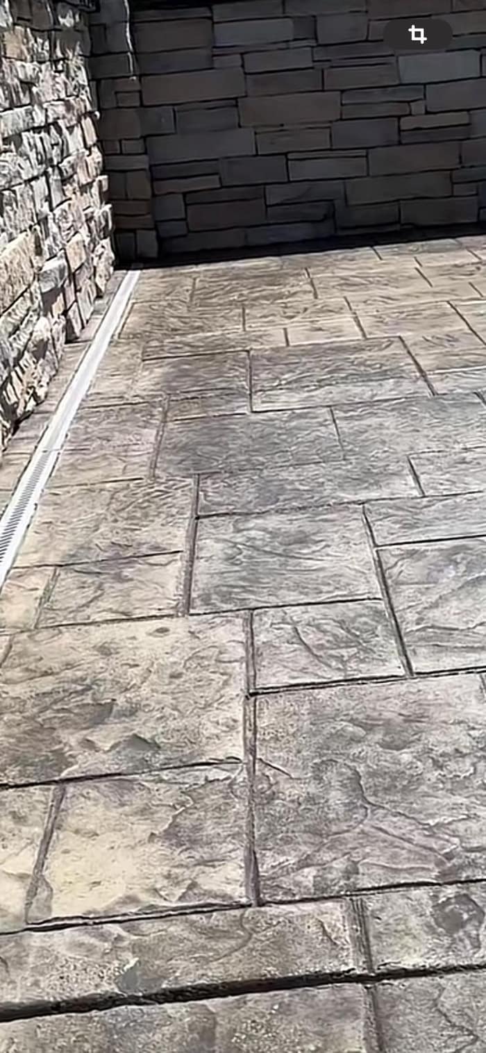 Concrete & Synthetic Turf — customer photo