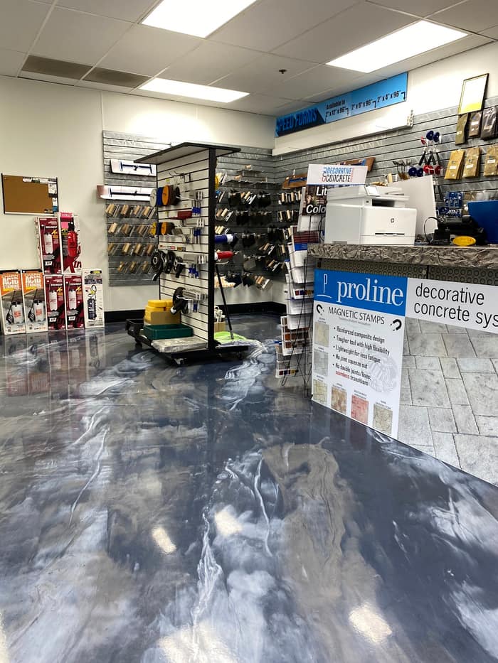 decorative concrete unlimited — customer photo