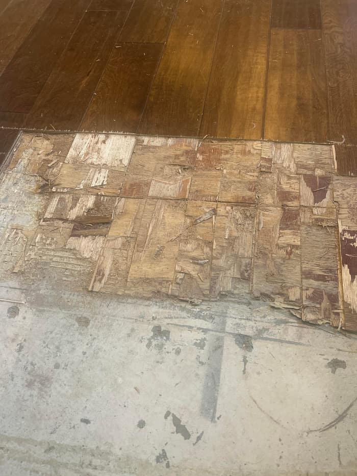 Lift Off Floor Removal — customer photo