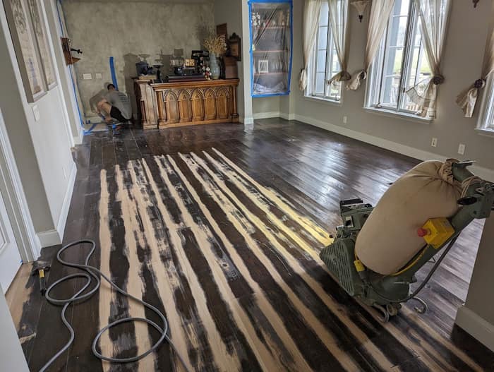 Only Wood Floors / Refinish Wood Floors — customer photo