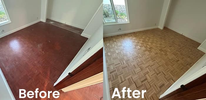 Only Wood Floors / Refinish Wood Floors — customer photo