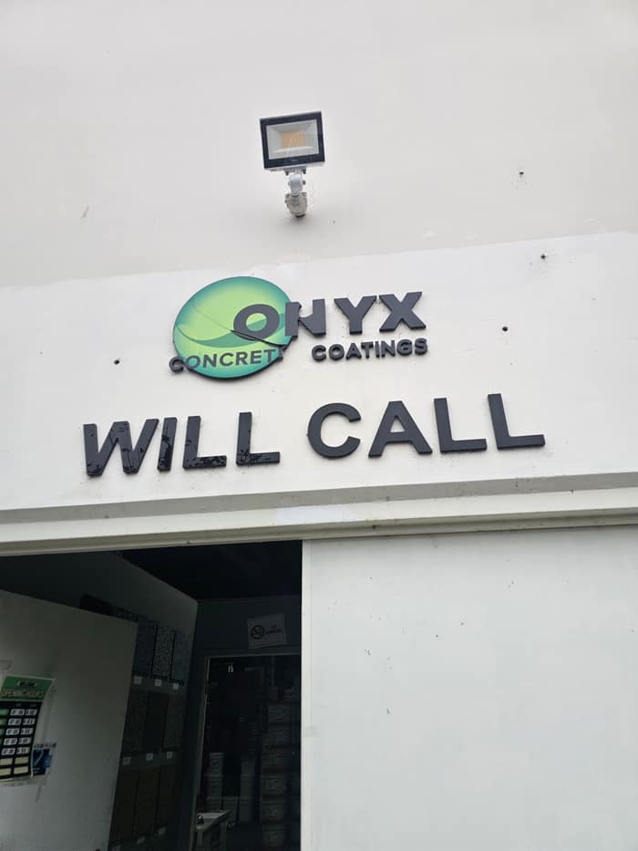 ONYX Concrete Coatings — customer photo
