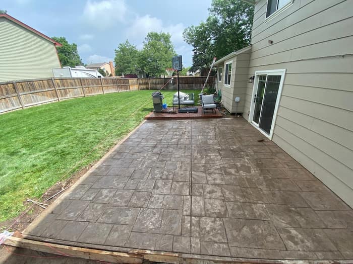 Above and Below Concrete — customer photo