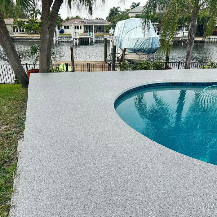 Ocala Epoxy Flooring, Pool Deck & Patio Resurfacing, Decorative Concrete Coatings — customer photo