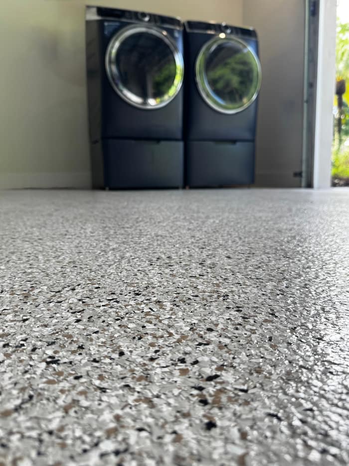 Satin Finish Epoxy Flooring — customer photo