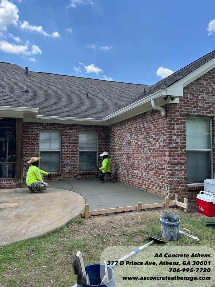 AA Concrete Athens — customer photo