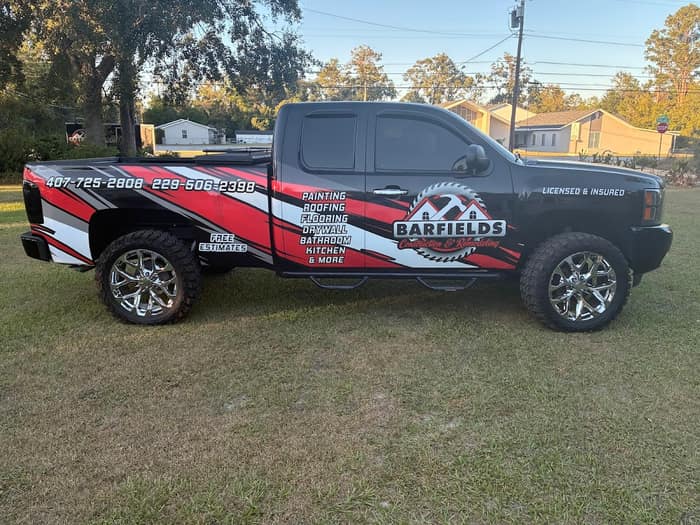 Barfield's construction and remodeling services — customer photo