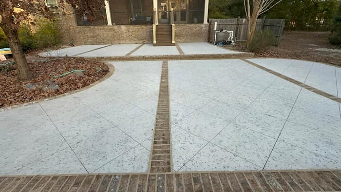 L&I Stamped Concrete — customer photo