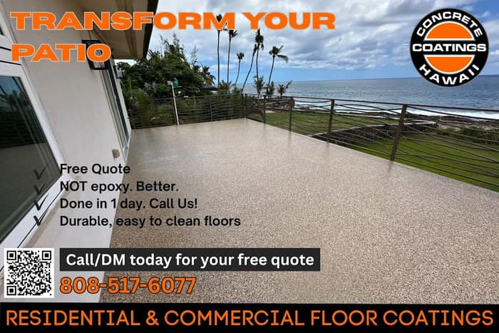 Concrete Coatings Hawaii — customer photo
