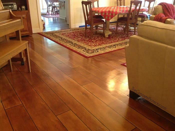Custom Concrete Coatings — customer photo