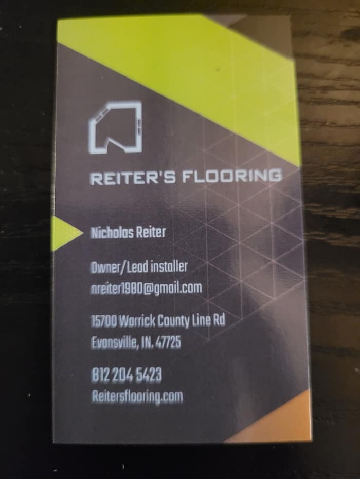 REITER'S FLOORING — customer photo