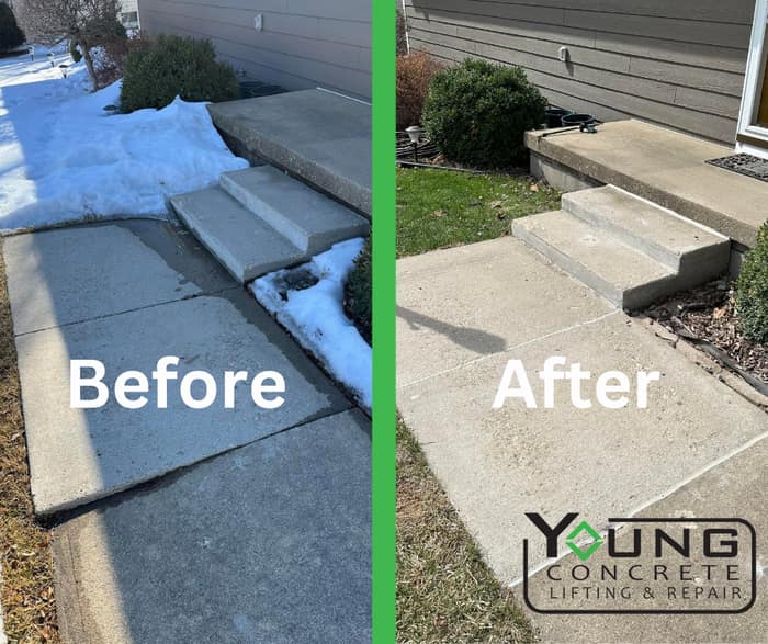 Young Concrete Lifting and Repair — customer photo