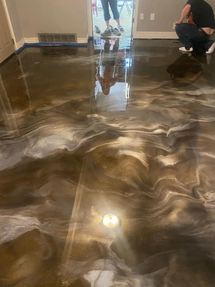 CS Louisville Epoxy Flooring — customer photo