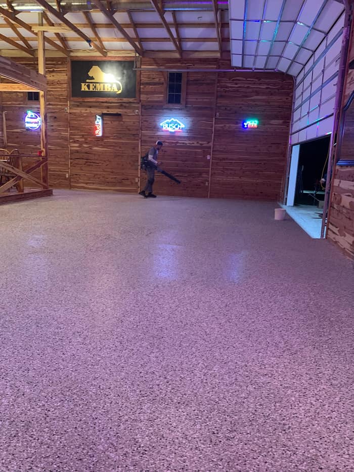 CS Louisville Epoxy Flooring — customer photo
