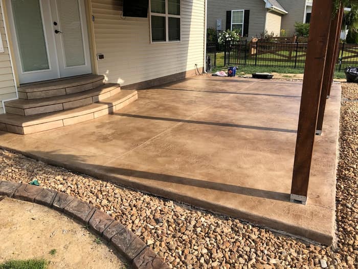 Custom Concrete Coatings — customer photo