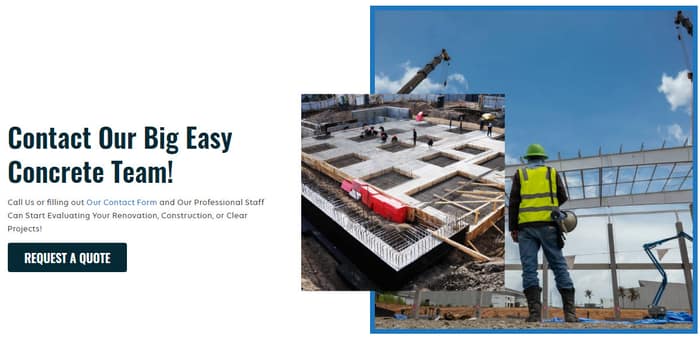 Big Easy Concrete — customer photo
