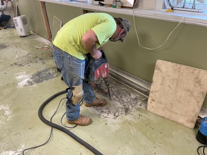 Berkshire concrete repair — customer photo