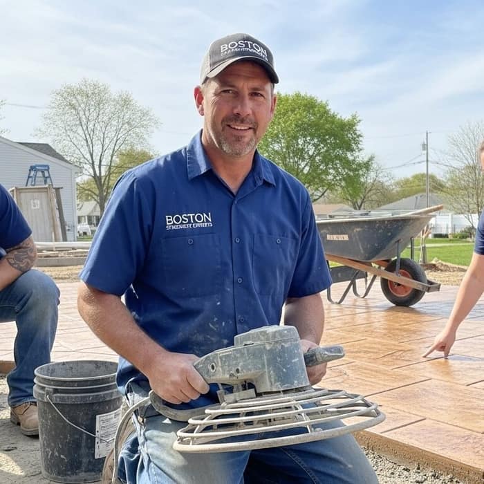 Boston Stamped Concrete Experts — customer photo