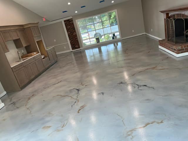 Concrete Floor Treatment and Polishing — customer photo