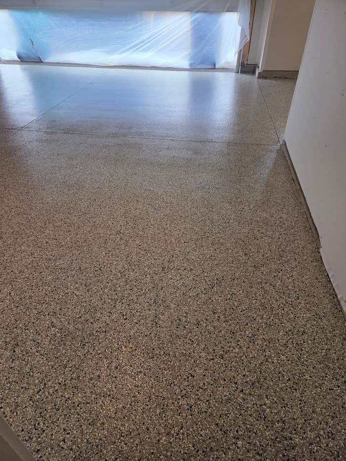 Home Garage Floor — customer photo