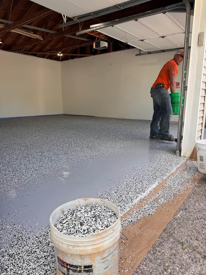 Home Garage Floor — customer photo