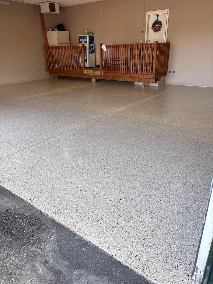 Home Garage Floor — customer photo