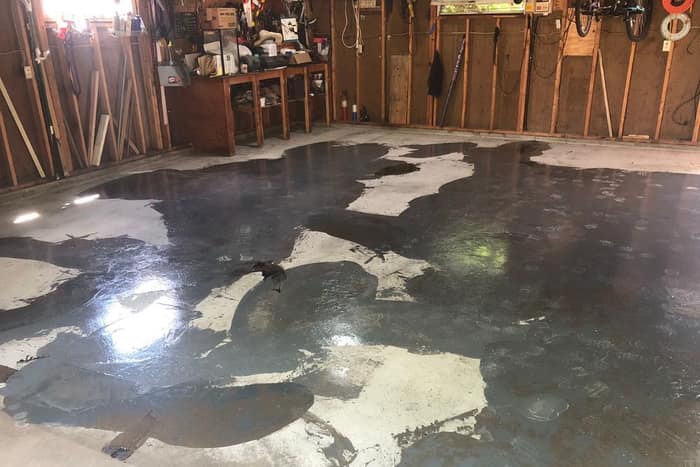 Home Garage Floor — customer photo