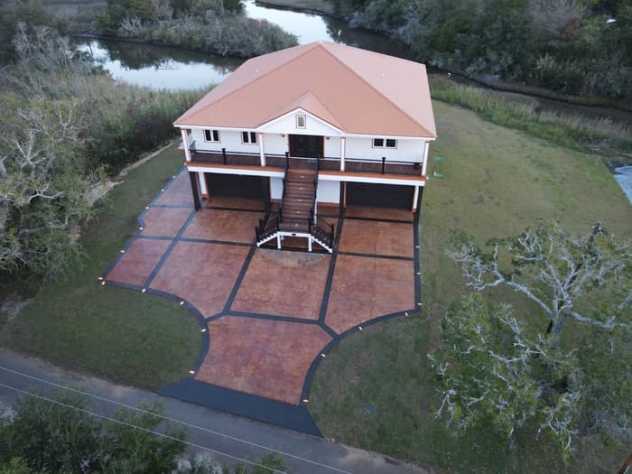 Decorative Concrete Designs — customer photo