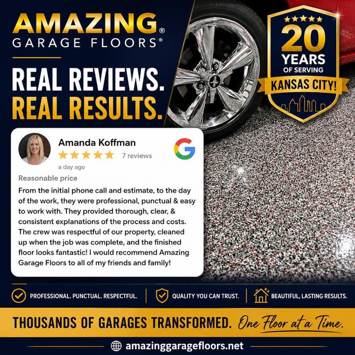 Amazing Garage Floors Kansas City — customer photo