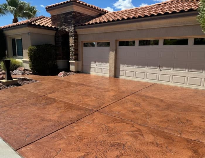 Concrete Texturing — customer photo