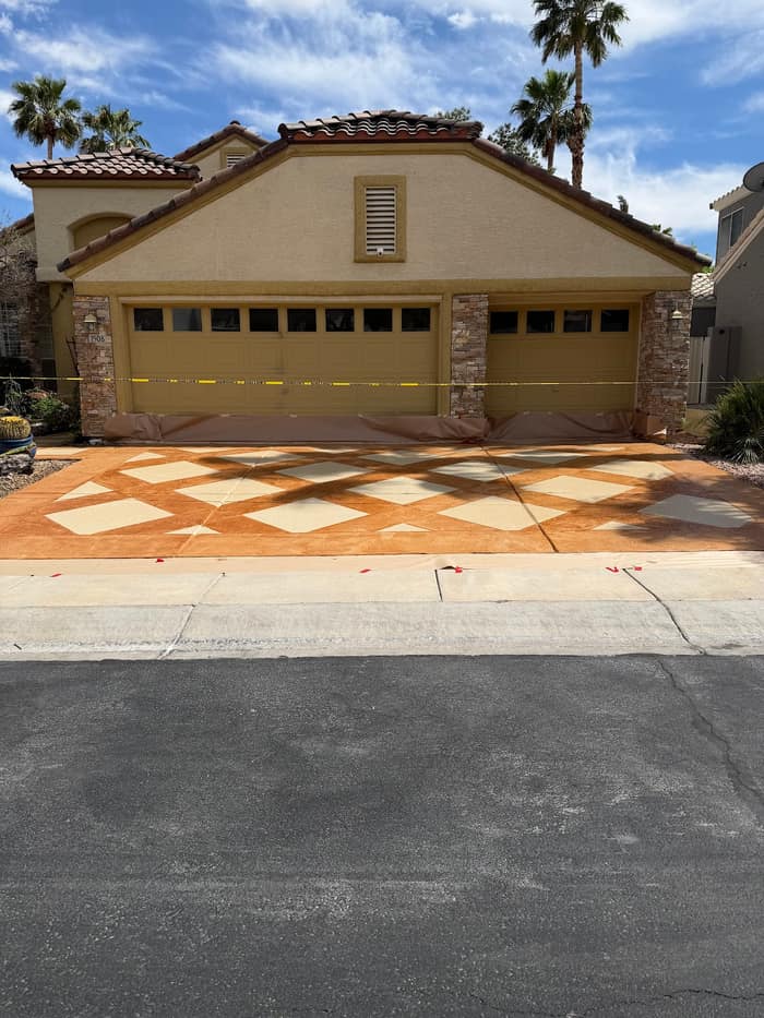 Concrete Texturing — customer photo