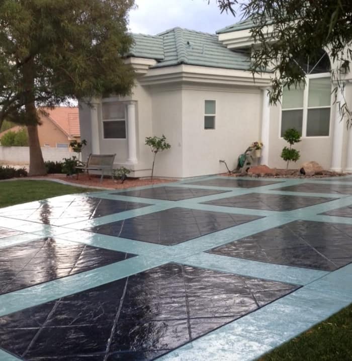 Concrete Texturing — customer photo