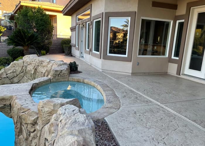 Concrete Texturing — customer photo