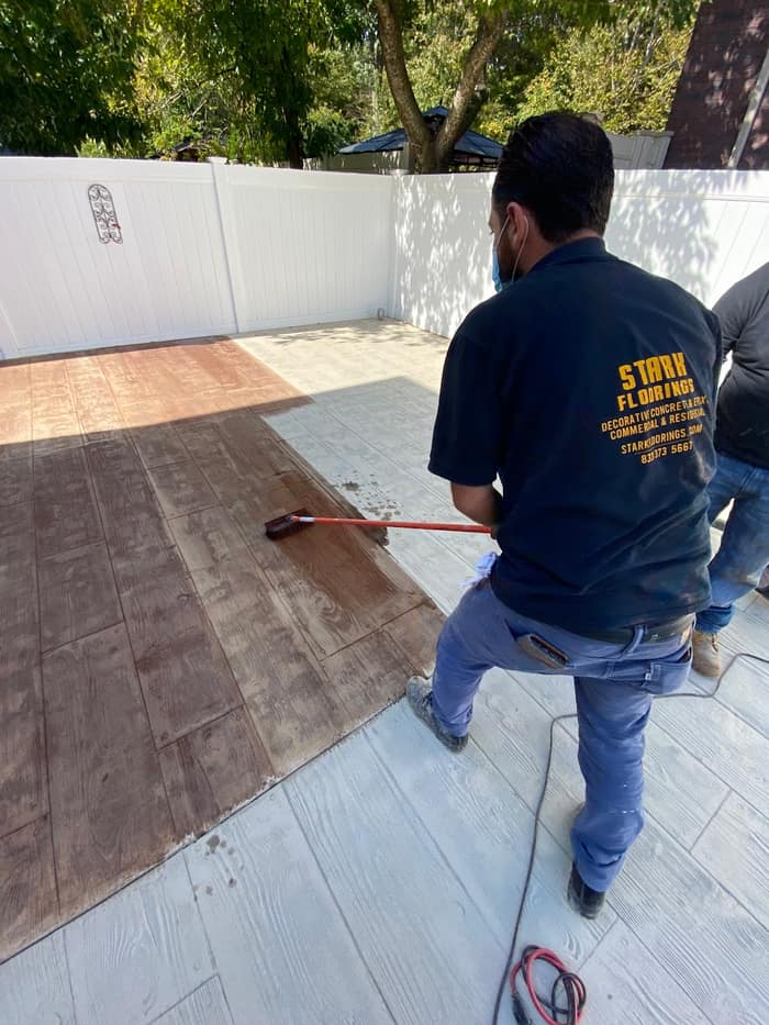 Stark Floorings - Polished Concrete Stamp Concrete Epoxy Floors — customer photo