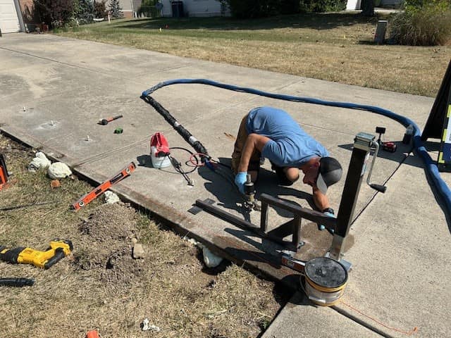 Elevated Concrete Lifting — customer photo