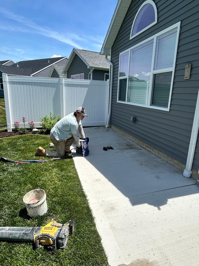 FoamWorks Concrete Leveling — customer photo