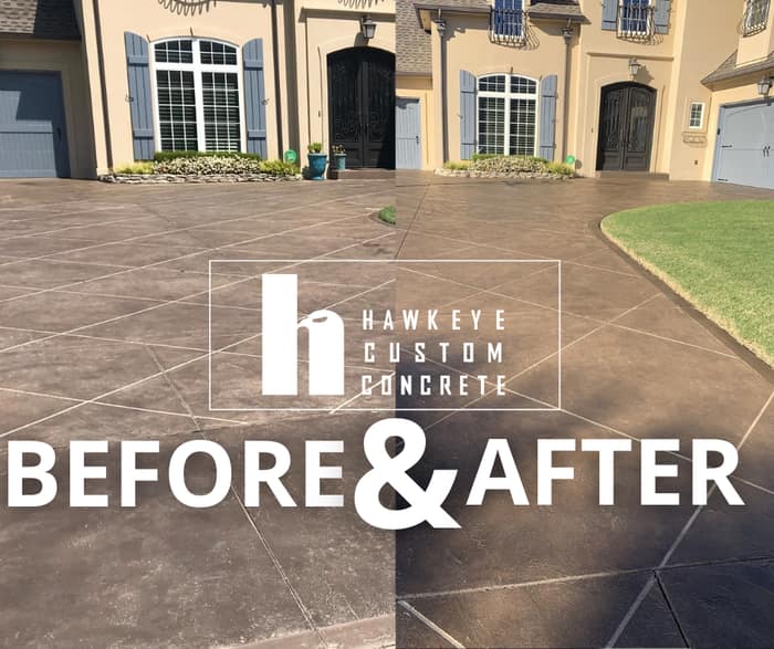 Hawkeye Custom Concrete — customer photo