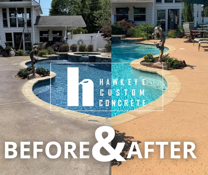 Hawkeye Custom Concrete — customer photo