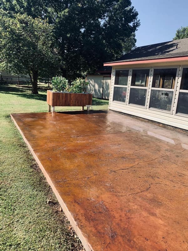 Hawkeye Custom Concrete — customer photo