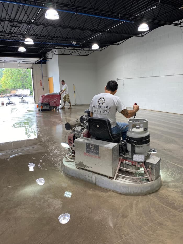 Allen Lee Concrete Polishing — customer photo