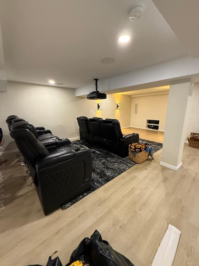 VM Power Flooring & Basement/ Kitchen/ Bathroom Remodeling — customer photo