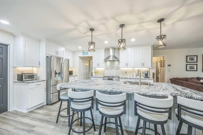 VM Power Flooring & Basement/ Kitchen/ Bathroom Remodeling — customer photo
