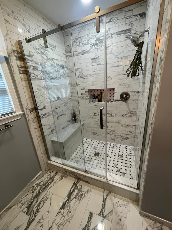 VM Power Flooring & Basement/ Kitchen/ Bathroom Remodeling — customer photo