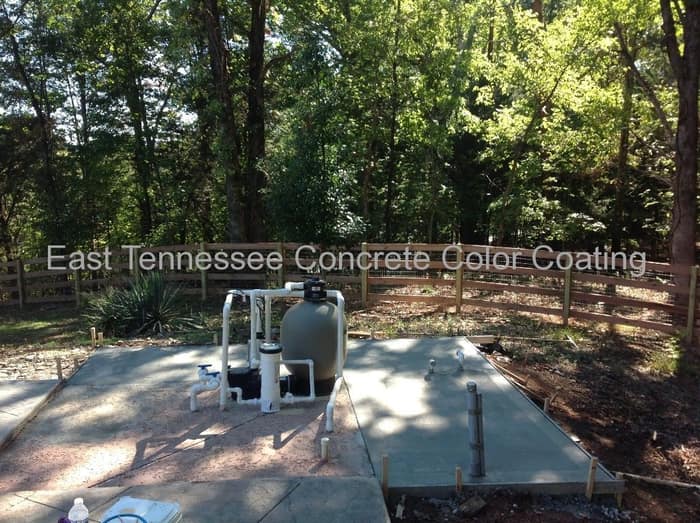 East Tennessee Concrete Color Coating — customer photo