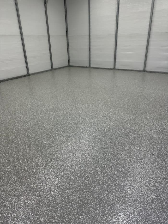 EPOXY FLOORS AND DOORS — customer photo