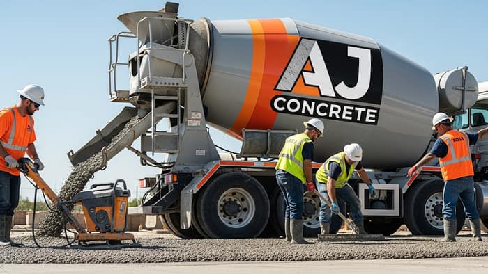 AJ Concrete — customer photo